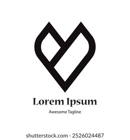 Plantilla inicial Abstractas del diseño del logotipo de la letra V. Icono para negocios de lujo, elegante, simple.