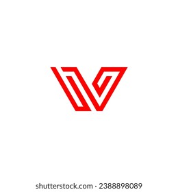 Abstract initial letter VG or GV logo in blue color isolated in white background. VG initial triangle logo vector eps 10. Blue triangle letter VG logo for real estate property logo design inspiration