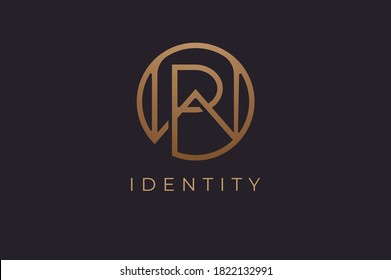 Abstract initial letter W and P logo,usable for branding and business logos, Flat Logo Design Template, vector illustration