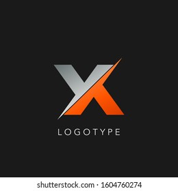 Abstract Initial Letter X logo icon vector design concept.