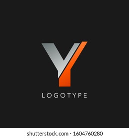 Abstract Initial Letter Y logo icon vector design concept.