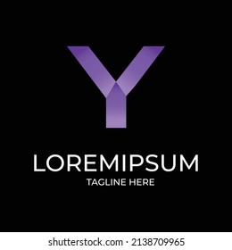 Abstract Initial Letter Y Logo Vector Logo Design Template Element