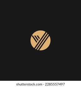 Abstract Initial Letter Y logo icon vector design concept
