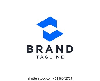 Abstract Initial Letter Z Logo. Blue Shape Combination with Negative Space Letter inside. Usable for Business and Technology Logos. Flat Vector Logo Design Template Element.