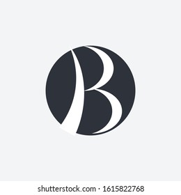 Abstract Initial Letters B Circle Concept Stock Vector (Royalty Free ...