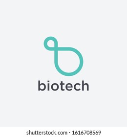 abstract Initial letters B with loop concept. logo mono line concept. loops logotype, Circle shape, swirl spiral infinity logo symbol. Technology and digital connection. - VECTOR