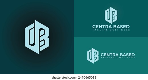 Abstrakte Anfangsbuchstaben CB oder BC Logo in Blau isoliert auf mehreren Hintergrundfarben. Das Logo eignet sich für E-Commerce-Entwicklungsberatung Logo Vektorgrafik Design Illustration Inspiration