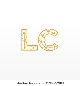 Abstract Initial Letters KW Logo. Line Style isolated. Usable for Business and Technology Logos. Flat Vector Logo Design Template Element.
