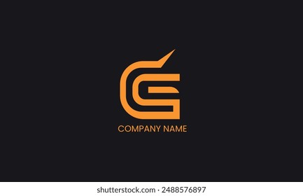 abstract initial letters L and G logo applied for asset management firm logo also suitable for the brands