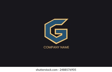 abstract initial letters L and G logo applied for asset management firm logo also suitable for the brands