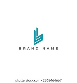 Resumen Letras iniciales logotipo LM o ML en color azul aislado en fondo blanco. Logo de la carta ME aplicado a la plantilla de inspiración para el diseño de logotipo médico y farmacéutico