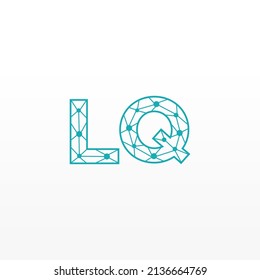 Resumen de las letras iniciales Logotipo de la Q. Estilo de línea aislado. Usable para Logos de Negocios y Tecnología. Elemento de plantilla de diseño de logotipo de vectores planos.