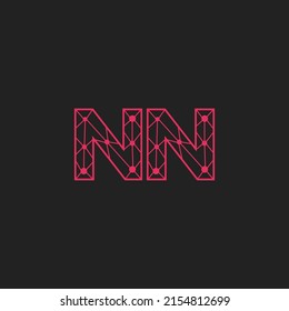 Abstract Initial Letters MQ Logo. Line Style isolated. Usable for Business and Technology Logos. Flat Vector Logo Design Template Element.