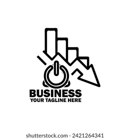 Abstract Initial Logo. Black color isolated on White Background.  Business Branding Logos. Flat Vector Logo Design Template Element icon.