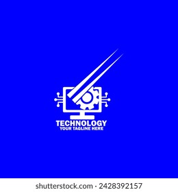 Abstract Initial Logo. White color isolated on Black Background. Technology  Branding Logos. Flat Vector Logo Design Template Element icon.