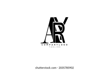 Resumen diseño inicial del logotipo del alfabeto en monograma