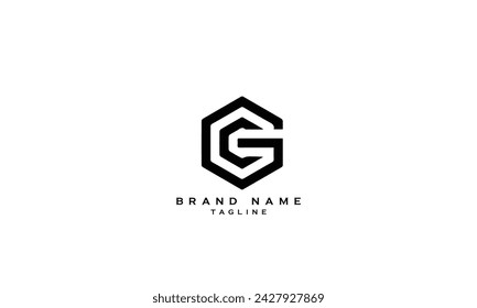Diseño del logotipo del alfabeto de la letra del monograma