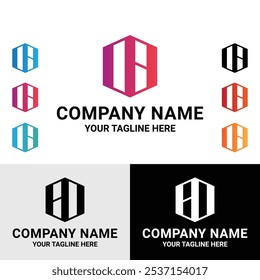 Abstraktes anfängliches OB, DB-Buchstabe Monogramm Logo-Design