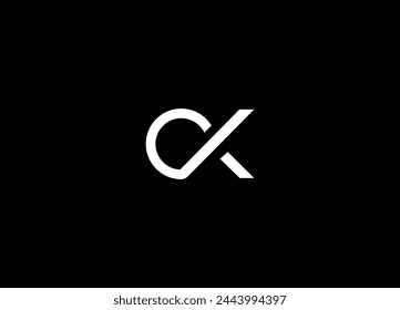 Abstract Initials  CK  Logo Design and Creative Logo