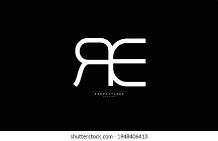 ABSTRACT INITIALS CREATIVE TEXT SYMBOL MONOGRAM ALPHABET