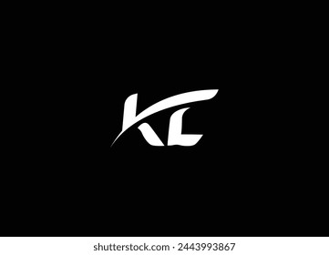 Abstract Initials  KL  Logo Design and Creative Logo