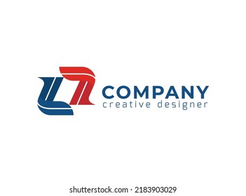 Abstrakte Initialen L J Logo Design. Modernes kreatives Logo, das für die Markenbezeichnung, die Technologie und das Unternehmen verwendet werden kann. Vektorlogo-Illustration. Grafikdesign-Element.