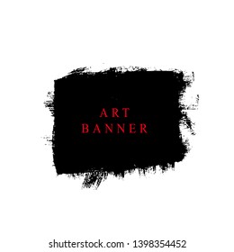 Abstract ink background. Calligraphy art style, Black and red paint stroke texture. for poster, card, banner, book, cover, brochure and web design. Grunge mud art. vector elements. 