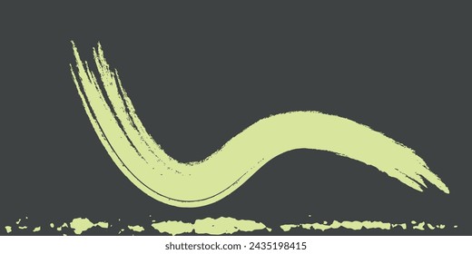 Abstract ink background. Chinese calligraphy art style, orange paint stroke texture on white paper.	