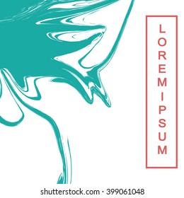 Abstract ink background. Marble style. 