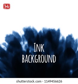 Abstract Ink background. Vector design element