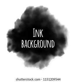 Abstract Ink background. Vector design element