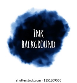 Abstract Ink background. Vector design element