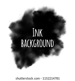 Abstract Ink background. Vector design element