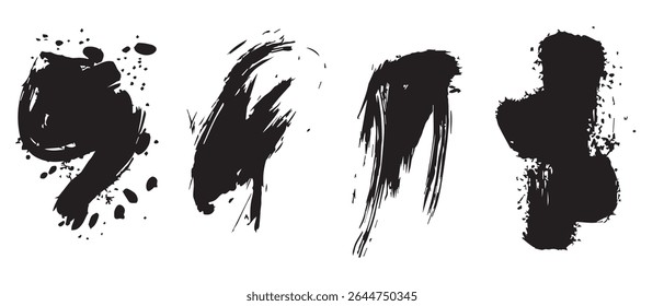 Texturas de bolas de tinta Abstractas Fondos Grunge de alta resolución.