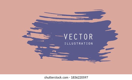 Abstract ink brush banners with grunge effect. Japanese style. Vector illustration