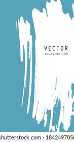 Abstract ink brush banners with grunge effect. Japanese style. Vector illustration