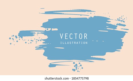 Abstract ink brush banners with grunge effect. Japanese style. Vector illustration