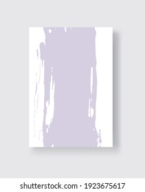 Abstract ink brush banners with grunge effect. Vector illustration