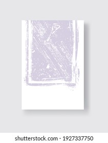 Abstract ink brush banners with grunge effect. Vector illustration