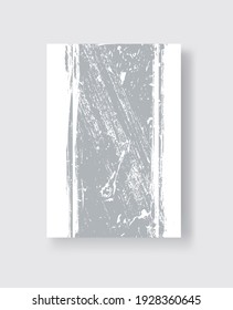 Abstract ink brush banners with grunge effect. Vector illustration
