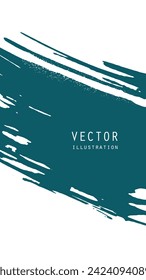 Abstract ink brush banners with grunge effect. Japanese style. Vector illustration