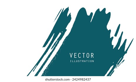 Abstract ink brush banners with grunge effect. Japanese style. Vector illustration