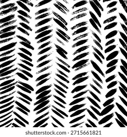 Abstract ink brush stroke background. Modern artistic texture created with expressive black brush strokes on white background. Minimalist vector illustration perfect for posters, branding, packaging