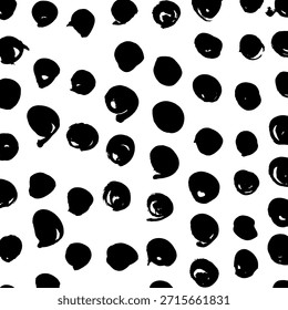 Abstract ink brush stroke background. Modern artistic texture created with expressive black brush strokes on white background. Minimalist vector illustration perfect for posters, branding, packaging