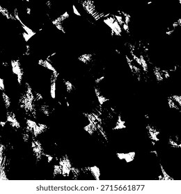 Abstract ink brush stroke background. Modern artistic texture created with expressive black brush strokes on white background. Minimalist vector illustration perfect for posters, branding, packaging