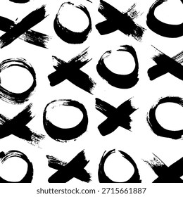 Abstract ink brush stroke background. Modern artistic texture created with expressive black brush strokes on white background. Minimalist vector illustration perfect for posters, branding, packaging