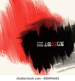 Abstract Ink Decoration. Splatter Border Design. Ink Splatter Decoration. Abstract Ink Border. Splatter Decoration Design. Vector Illustration.