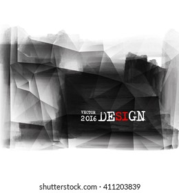 Abstract Ink Decoration. Splatter Border Design. Ink Splatter Decoration. Abstract Ink Border. Splatter Decoration Design. Vector Illustration.