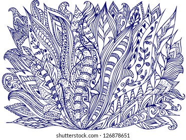 abstract ink designs doodle