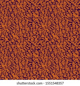 Abstract Ink Dots Seamless Pattern. Brush Strokes Background Texture. Vector Hand Drawn Illustration.